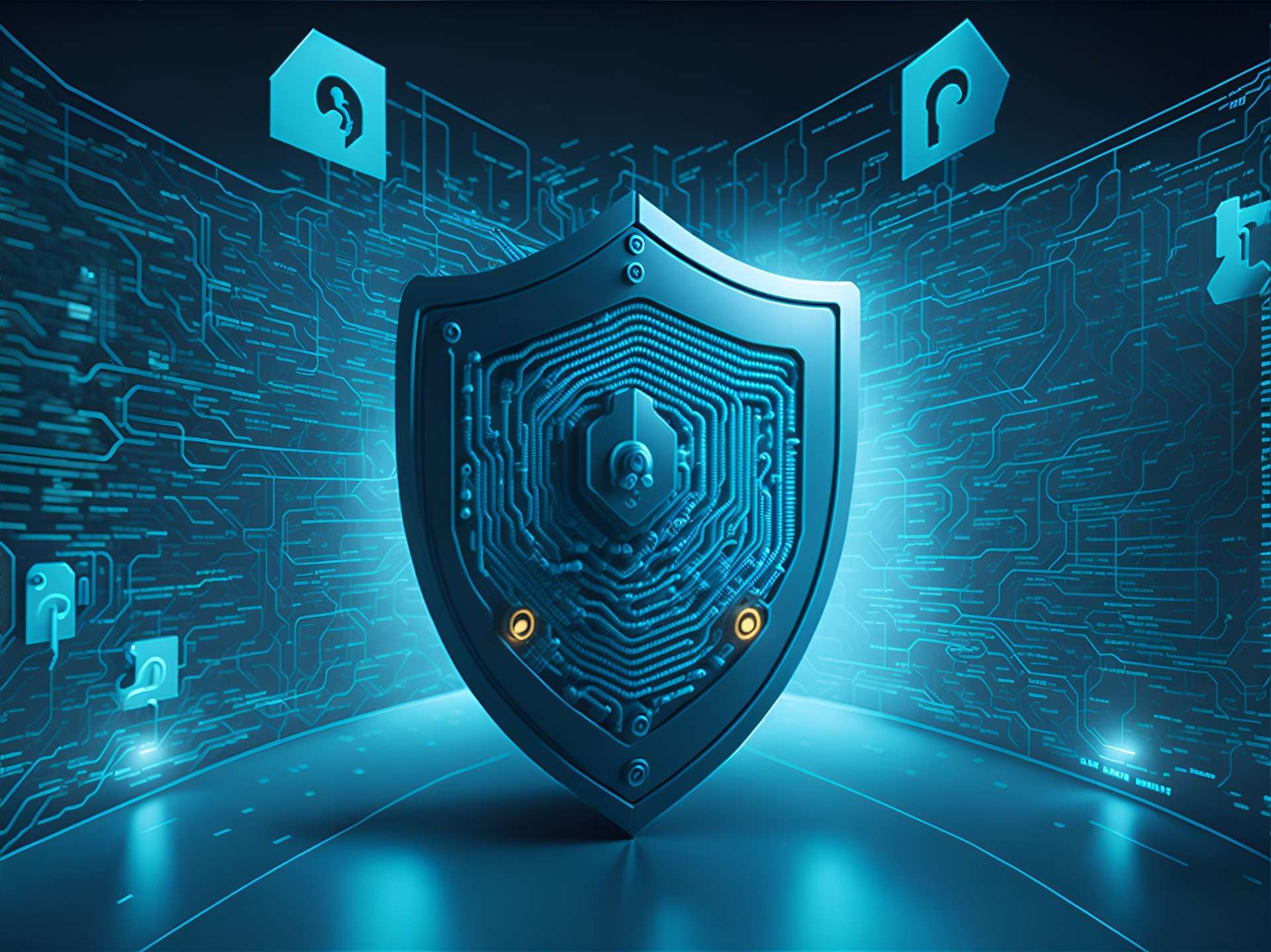 Logo simbolico della Cyber Security.